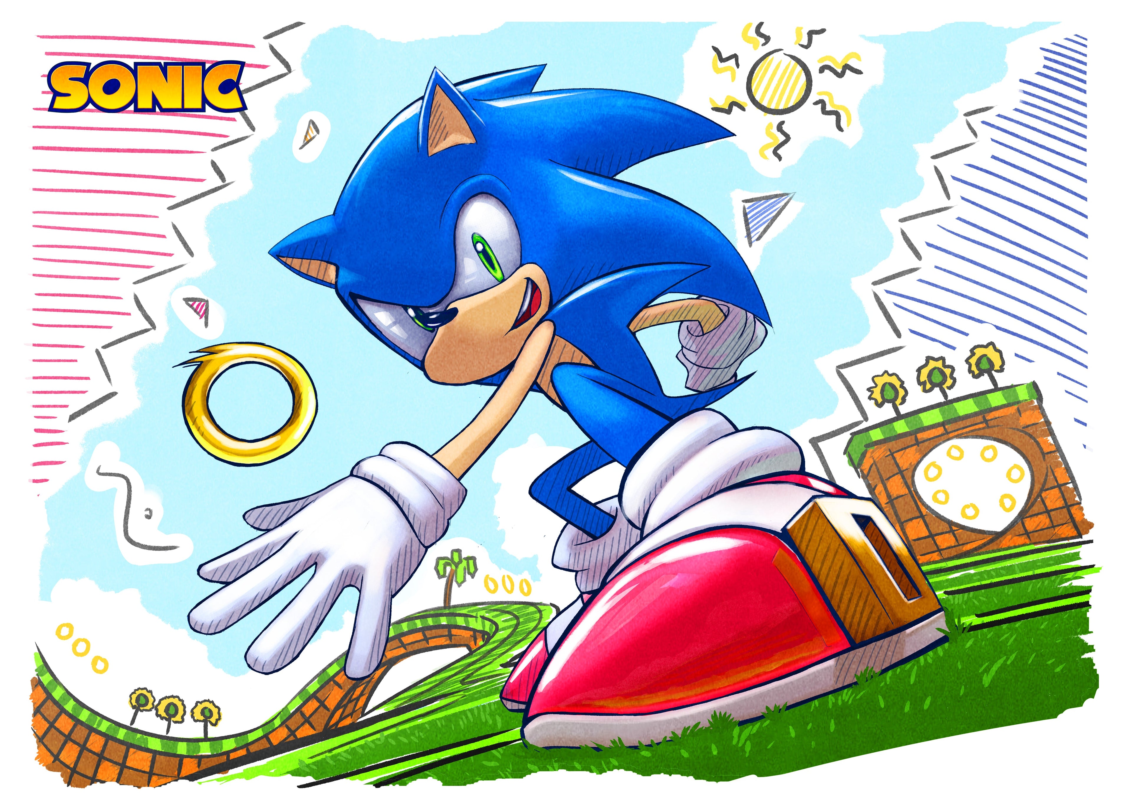 Sonic The Blue Blur