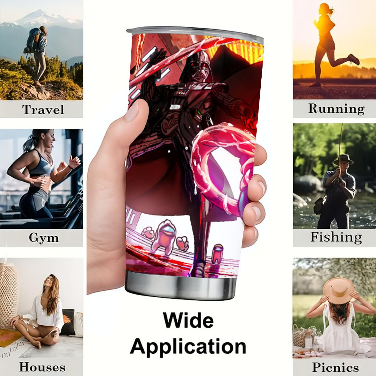 Vader 20OZ Tumbler With Sliding Lid