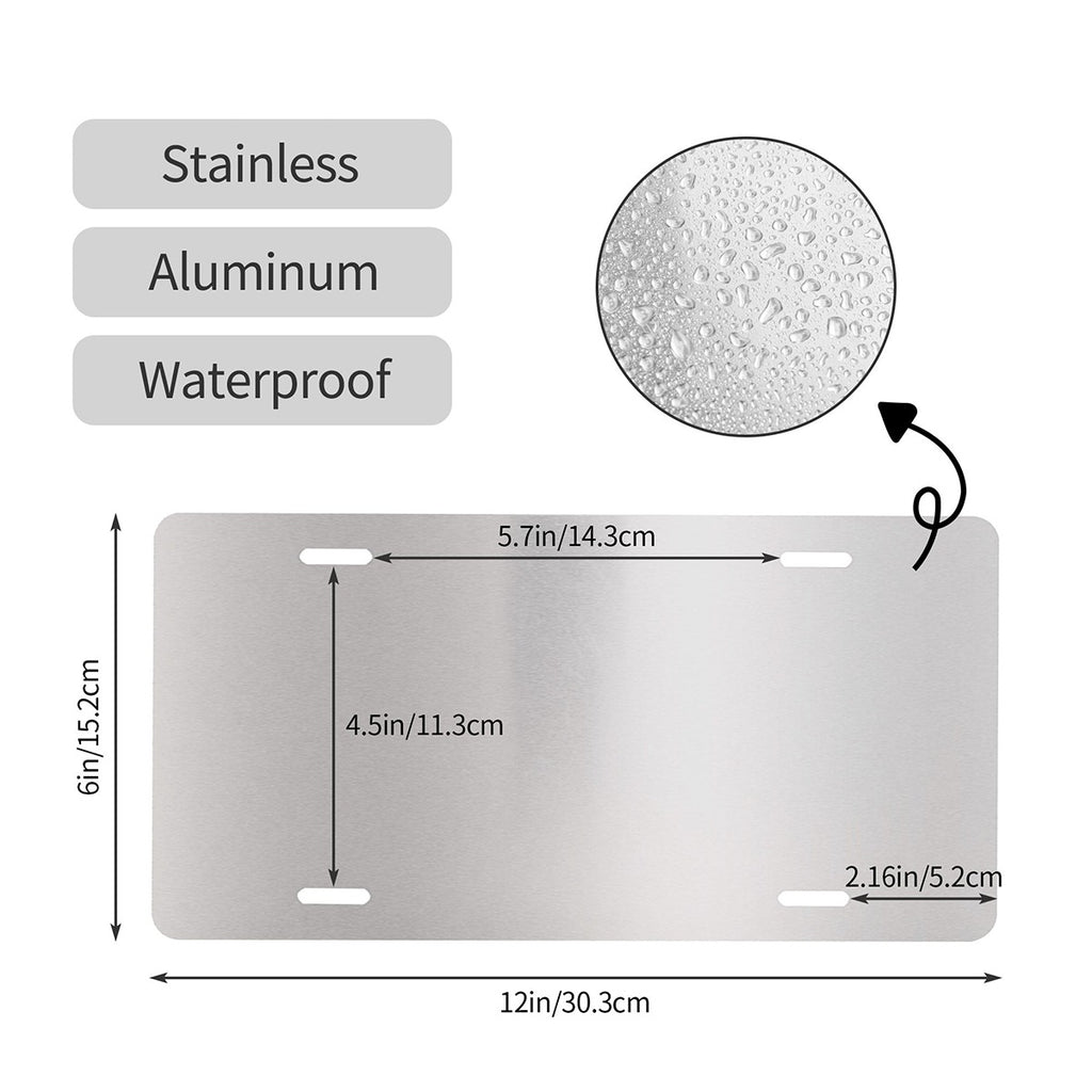 Vader Car Aluminum License Plate