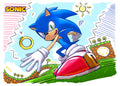 The blue blur himself Sonic the Hedgehog! For all the sonic fans out there. 